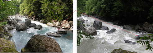 Ф78 Продолжение порога 2.7 "3 водопад" по низкой и высокой воде ниже слива